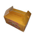 Yellow Light Ice-Cream Packing Paper Box with Handle